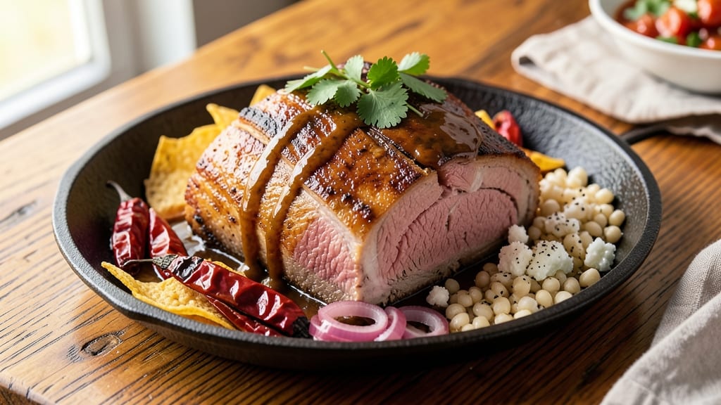 Mexican Smoked Pork Recipe: Chipotle-Infused Carnitas With Crispy Celery Crowns