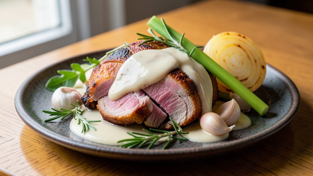 Milk Braised Pork Shoulder Recipe: Velvety-Smooth Shreds With Celery Crown Crunch