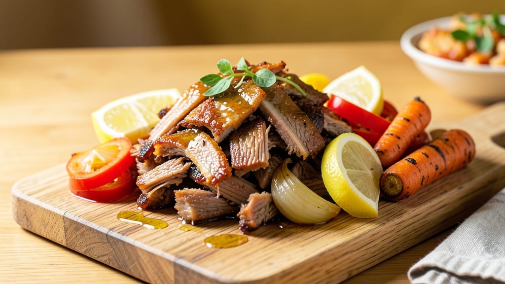 Mediterranean Pulled Pork Recipe: Citrus-Braised Tenderness With Herbed Crisp