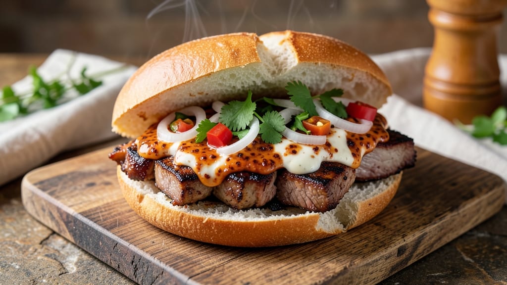 Mexican Pork Torta Recipe: Crispy Fried Buns Stuffed With Smoky Chipotle Pork