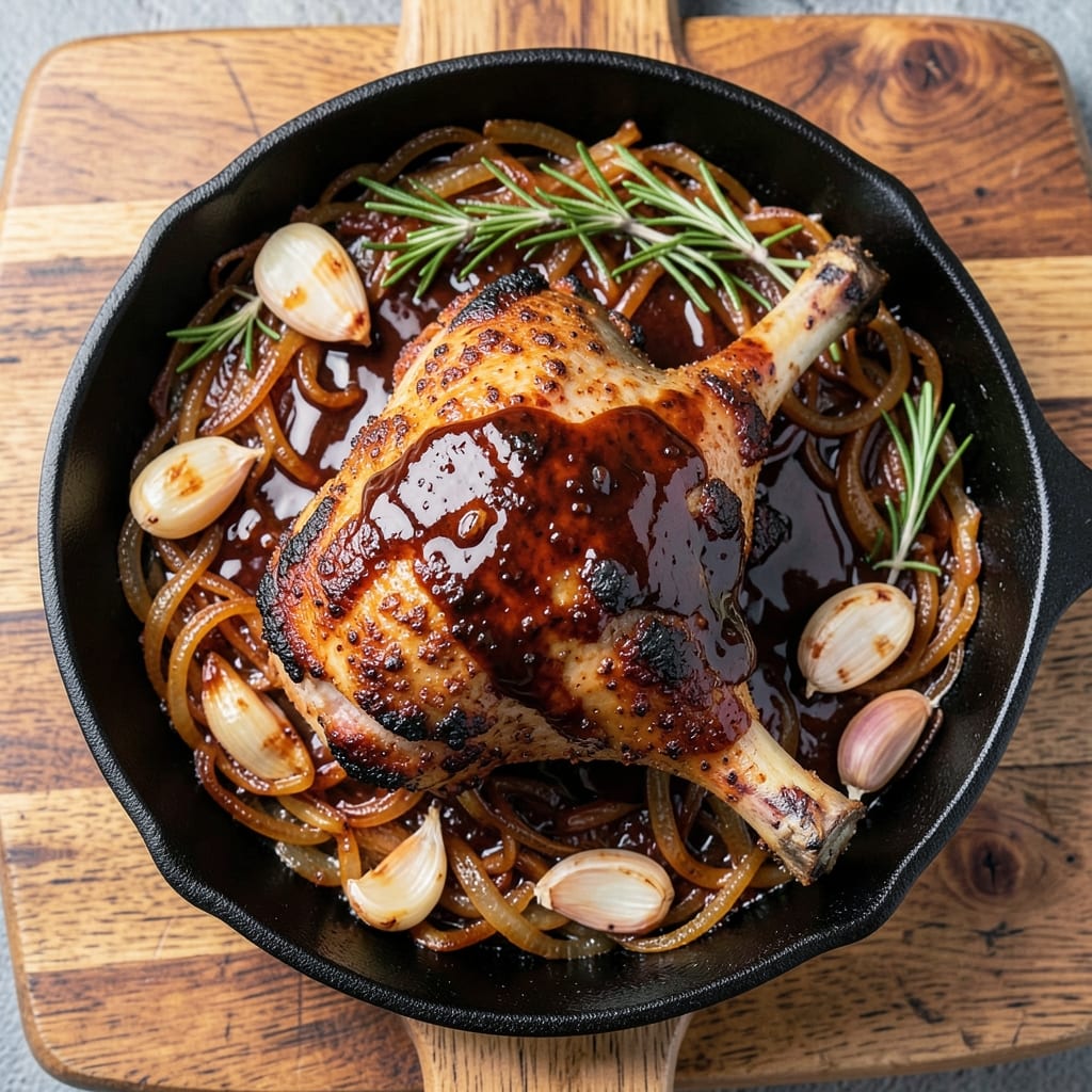 BBQ Pork Leg Roast Recipe: Smokehouse Crust Meets Fall-Off-Bone Tenderness