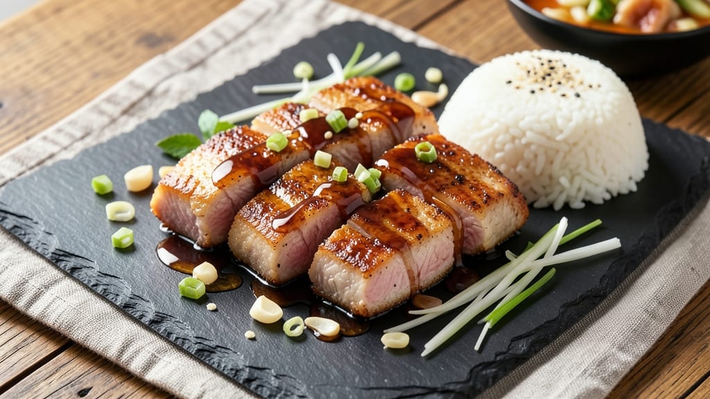 Asian Pork Medallions Recipe: Ginger-Garlic Sear With Sticky Hoisin Glaze