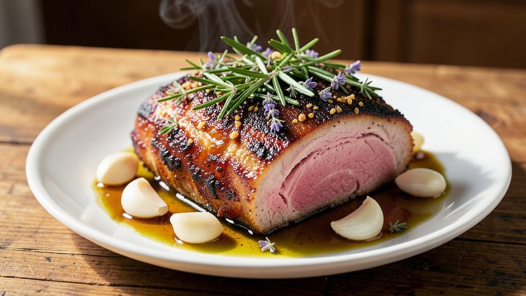 1-Pound Pork Loin Recipe: Herb-Crusted Roast With Juicy Pink Hearts