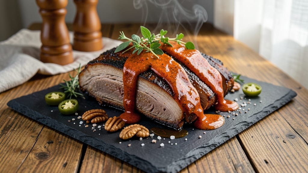 5-Star Pulled Pork Recipe: Crowd-Pleasing Crunch Over Smoky Herb Gravy