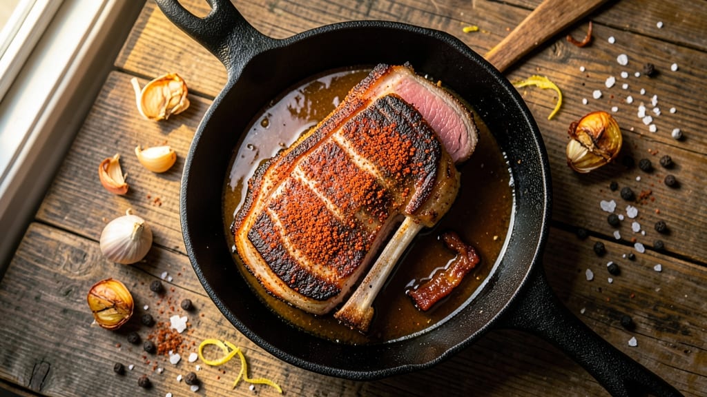 Anthony Bourdain's Pork Chops Recipe: Smoky Chipotle-Crusted Crunch With Juicy Pink Hearts