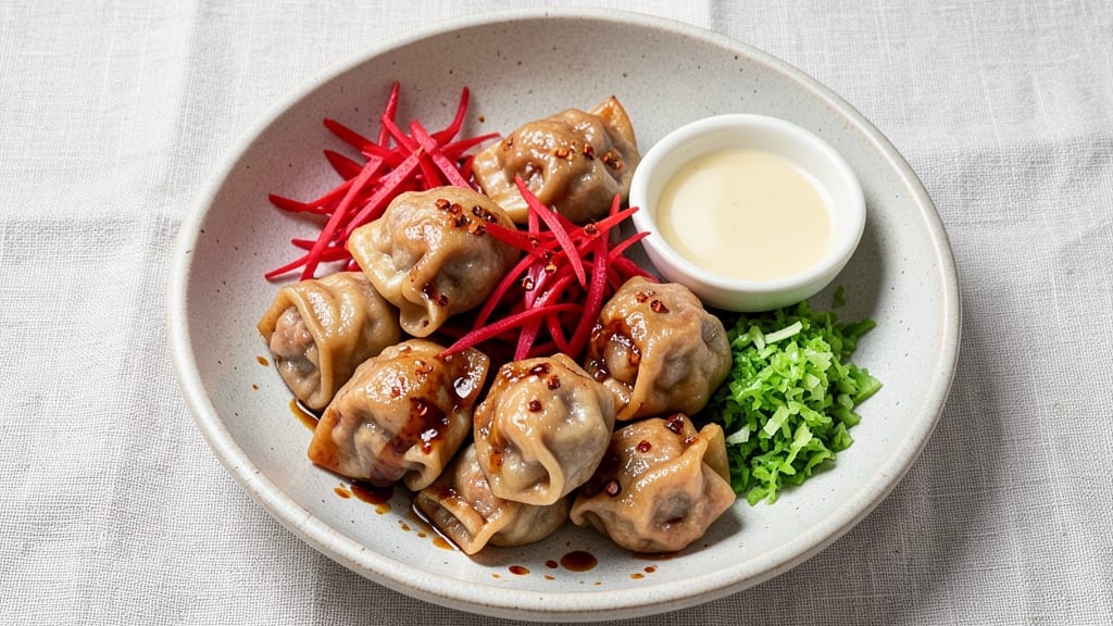 Minced Pork Dumplings Recipe: Pan-Fried Crispy Bottoms and Juicy Hearts