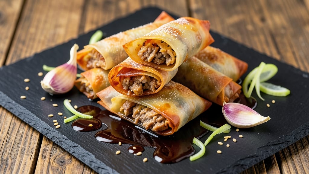 Minced Pork Spring Rolls Recipe: Crispy Wraps Stuffed With Savory Pork