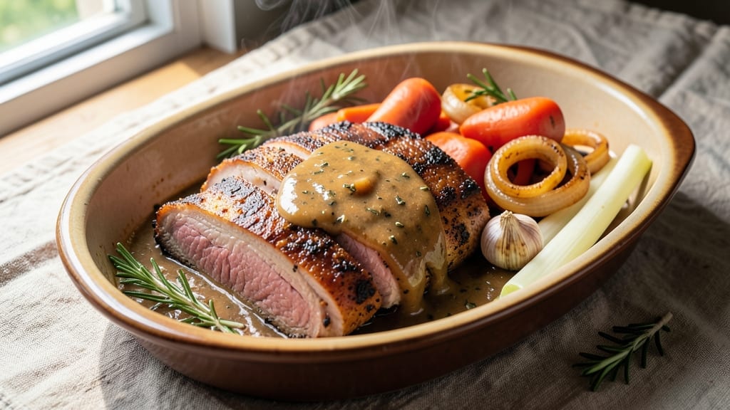 Crock Pot Pork Roast Gravy Recipe: Slow-Simmered Richness With Herby Depth