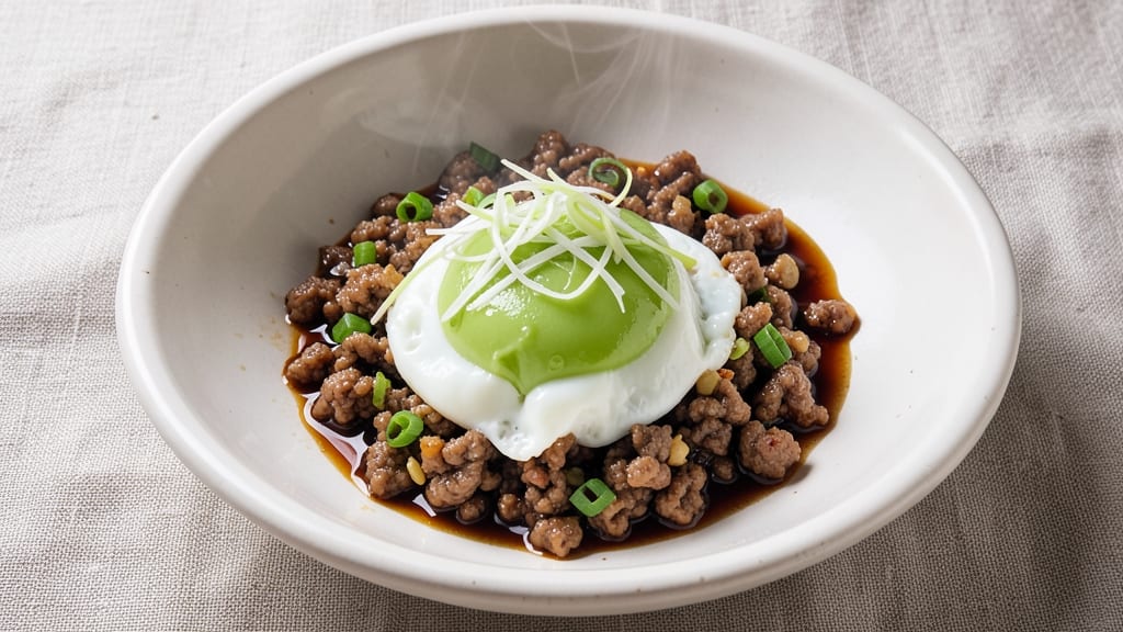 Minced Pork Steam Egg Recipe: Silky Egg Custard Wrapped in Savory Pork