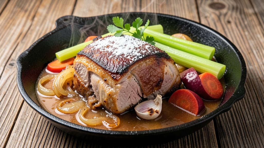 Mississippi Pork Pot Roast Recipe: Slow-Braised with Celery Crown Crunch