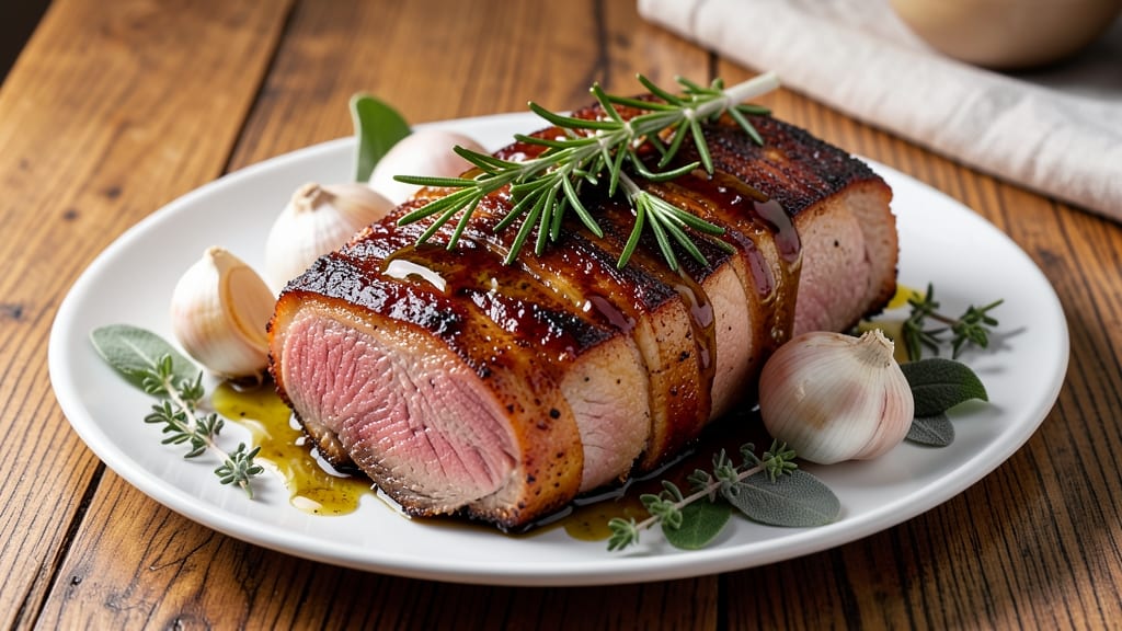 3 Lb Pork Loin Recipe: Herb-Crusted Roast With Juicy Pink Hearts