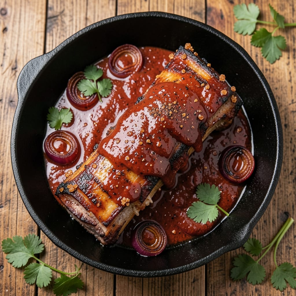 BBQ Pork Backbone Recipe: Smoky Five-Spice Crust With Juicy Pink Heart