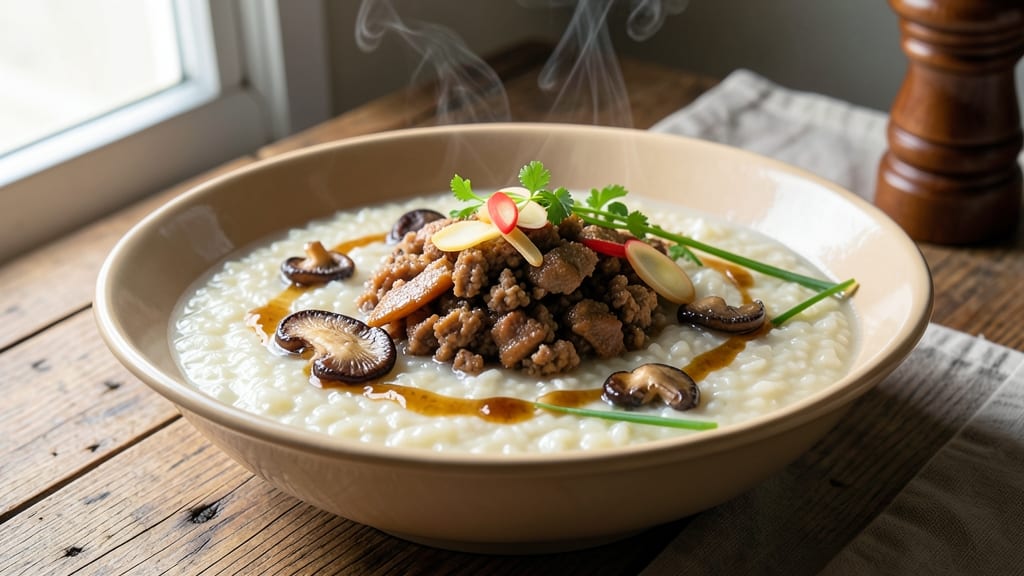 Minced Pork Congee Recipe: Silky Porridge With Savory Pork Bites