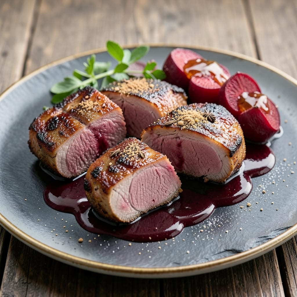 Bloodstained Pork Cutlet Recipe: Five-Spice Glaze Crust With Juicy Core