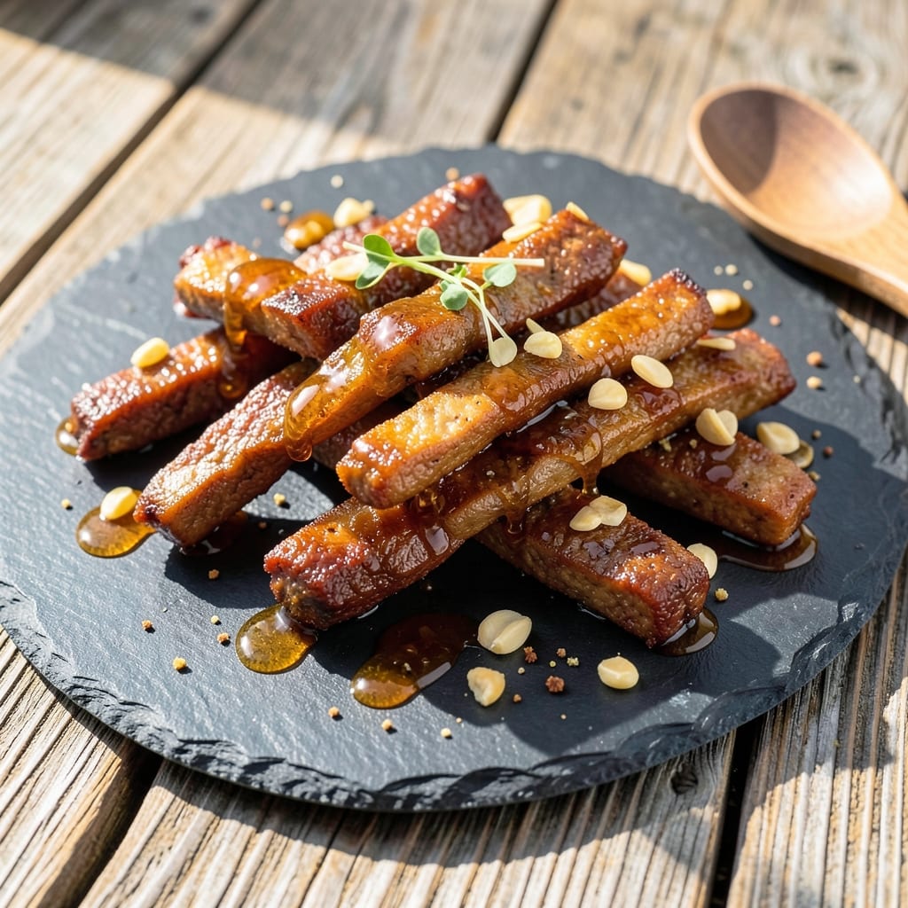 Beef and Pork Snack Sticks Recipe: Crispy Bites with Umami-Packed Glaze