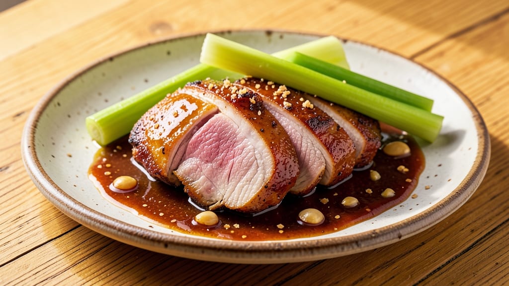 Adobo Sitaw With Pork Recipe: Crispy Celery Crowns Over Smoky Soy-Braised Meat