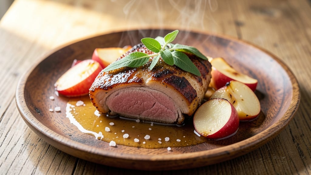 Apple Sage Pork Chops Recipe: Herb-Infused Pan Sear With Juicy Centers