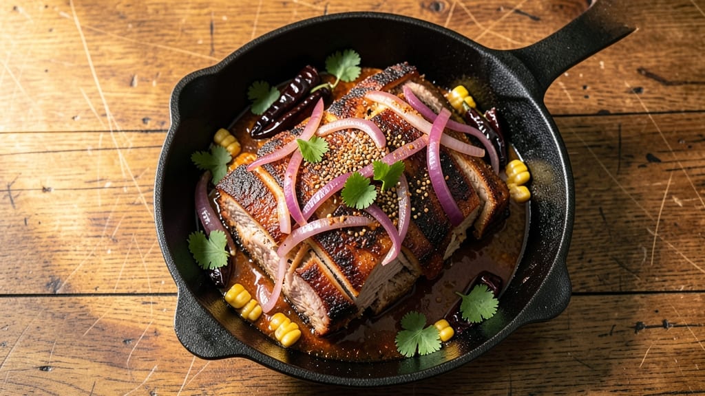 Mexican Pulled Pork Slow Cooker Recipe: Smoky Chipotle Tenderness With Crispy Onion Topping