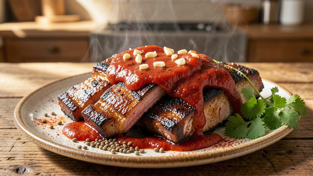 Mexican Style Pork Ribs Recipe: Adobo-Braised with Crispy Cinnamon-Sugar Edges