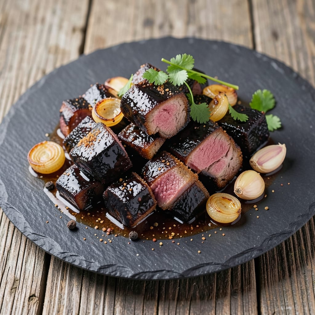 Black Pork Recipe: Filipino-Style Adobo Crispy with Vinegar-Braised Tang