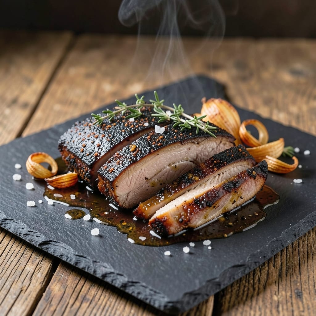Blackened Pork Belly Recipe: Smoky Charred Crust with Melt-In-Mouth Fat