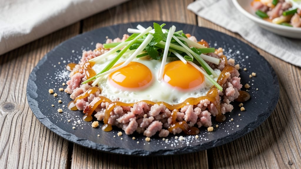 Minced Pork and Egg Recipe: Crispy-Edged, Silky-Centered Bites