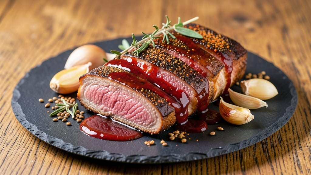 Adobe Pork Loin Recipe: Smoky Chipotle-Crusted Crunch Over Tangy Tomato Gravy