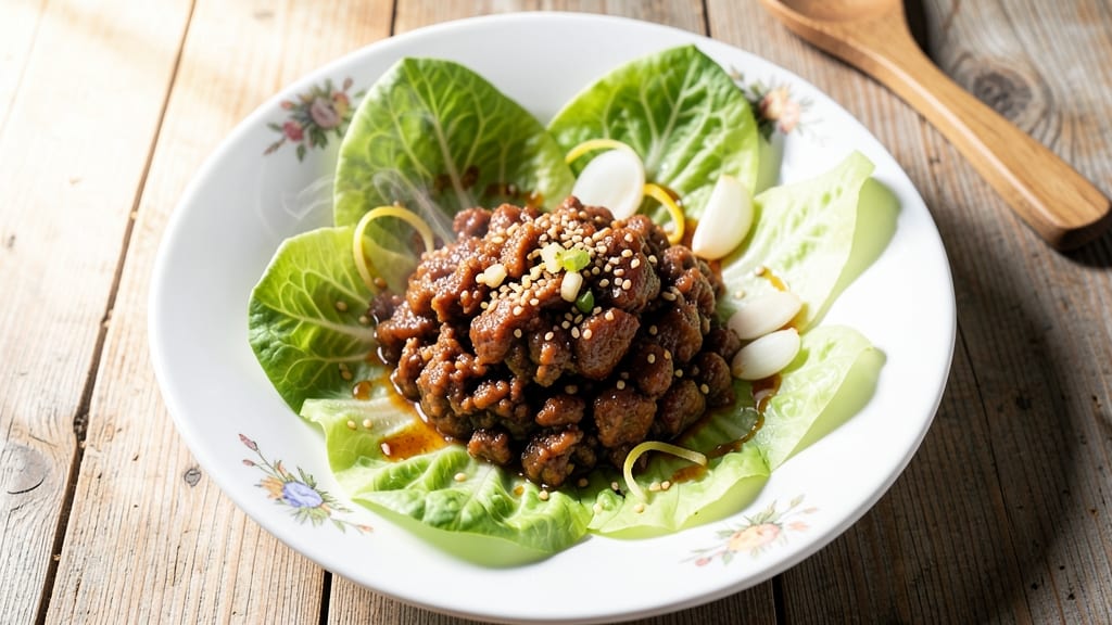 Minced Pork and Lettuce Recipe: Crispy Asian-Inspired Wraps With Fresh Crunch