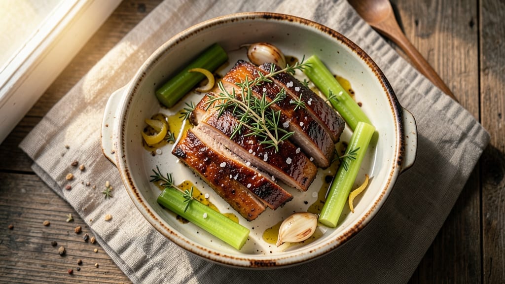 5 Lb Pork Loin Crock Pot Recipe: Slow-Cooked Juiciness With Celery Crown Crunch