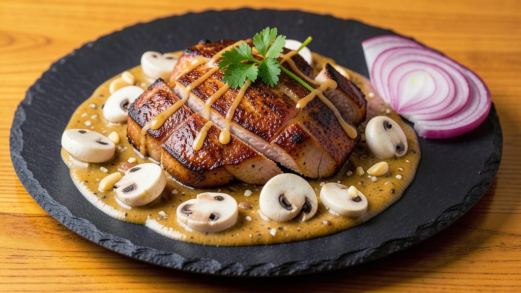 Pork Tenderloin Crock Pot Cream Of Mushroom Recipe: Ultra-Tender Shreds in Creamy Mushroom Gravy