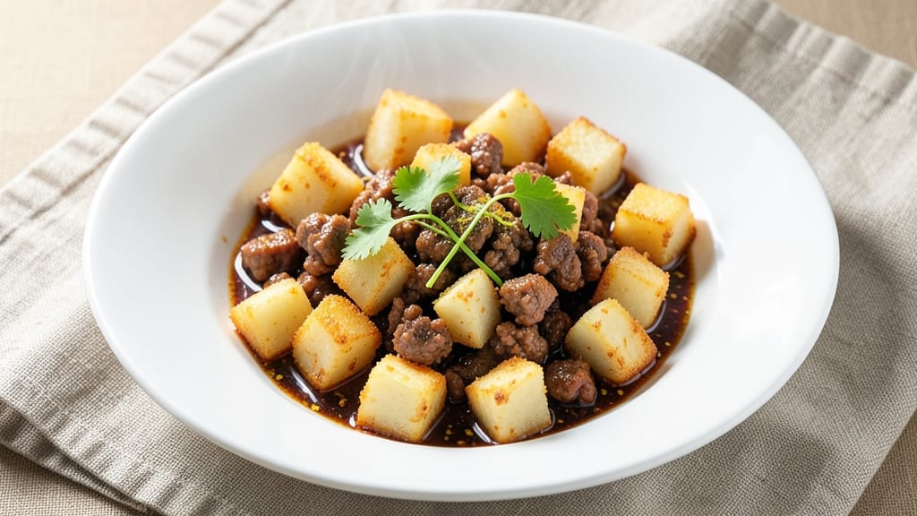 Minced Pork Potato Chinese Recipe: Wok-Fried Crispy Edges and Tender Bites