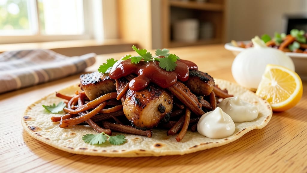 Mexican-Style Pulled Pork Tacos Recipe: Smoky Ancho-Chipotle Shreds With Crispy Tortillas