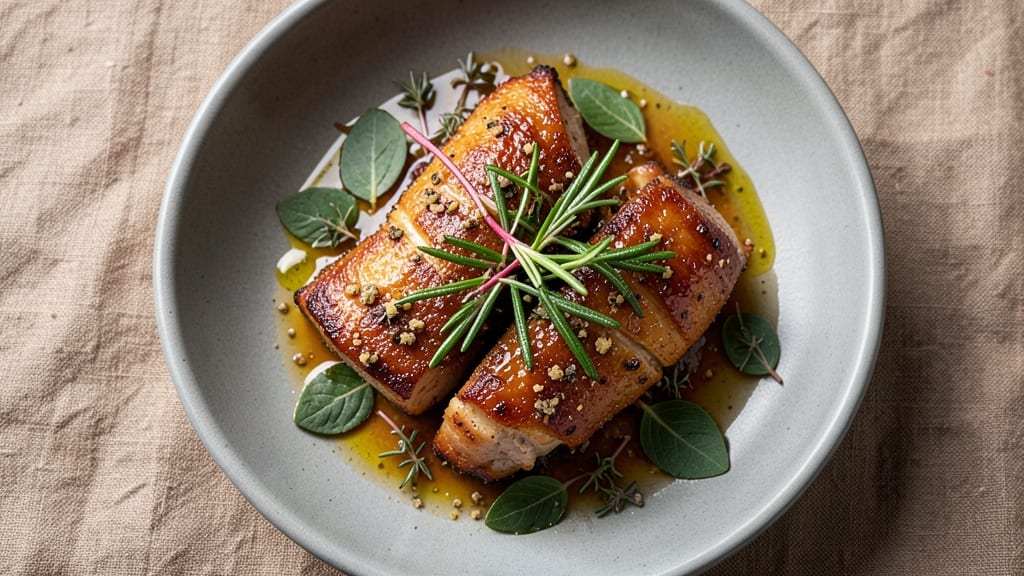 AIP Pork Chop Recipe: Herb-Infused Pan Sear With Celery Crown Crunch