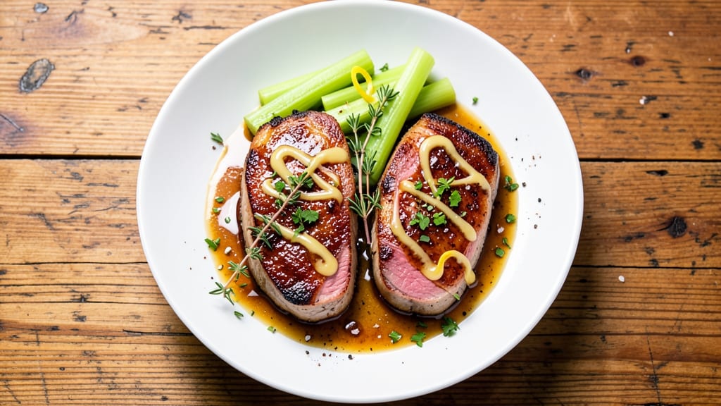 Anova Sous Vide Pork Chops Recipe: Precision-Cooked Juice and Crispy Celery Crown