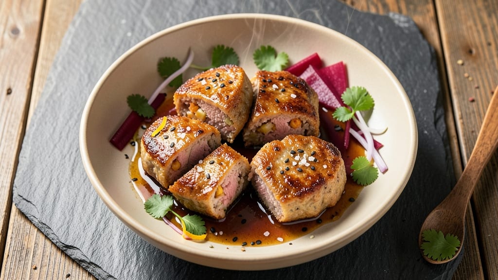 Asian Pork Patties Recipe: Crispy-Fried Crunch With Umami Soy Glaze