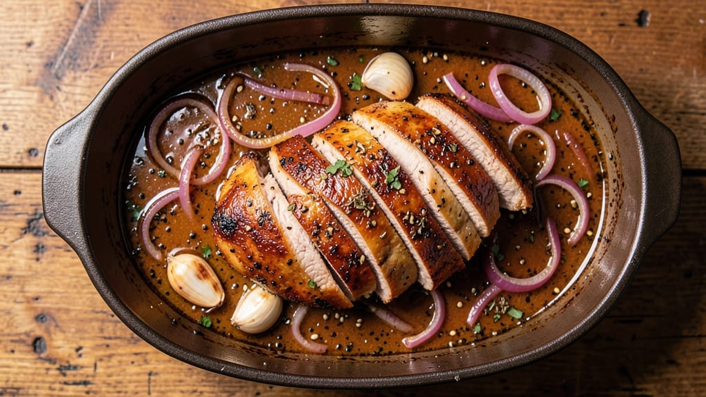 Cuban Pork Shoulder Slow Cooker Recipe: Moist Shreds With Crispy Celery Crowns